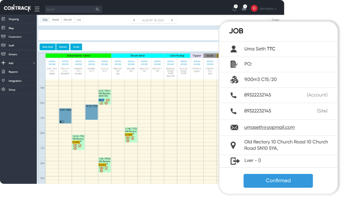 Contrack Admin Panel